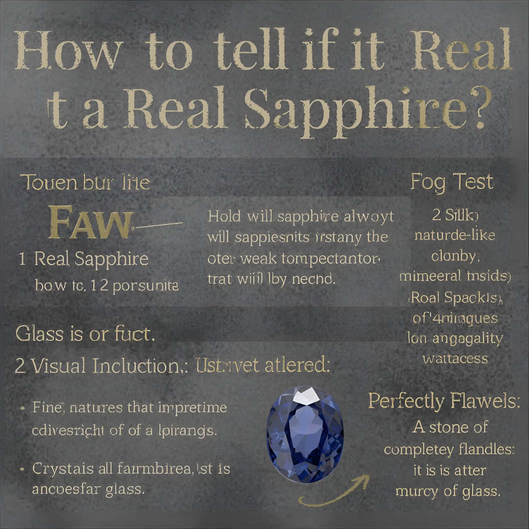 How To Tell If It's A Real Sapphire